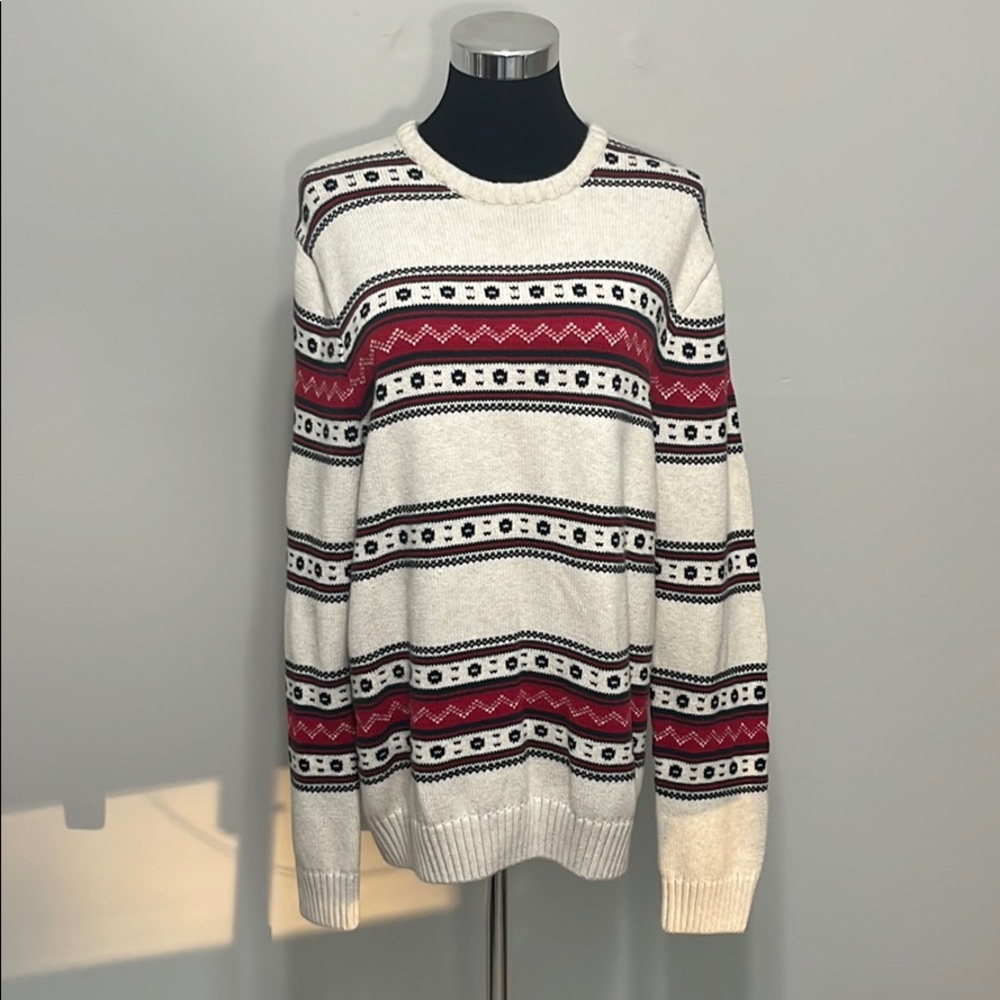 Chaps Crew Neck Pullover Sweater - image 1